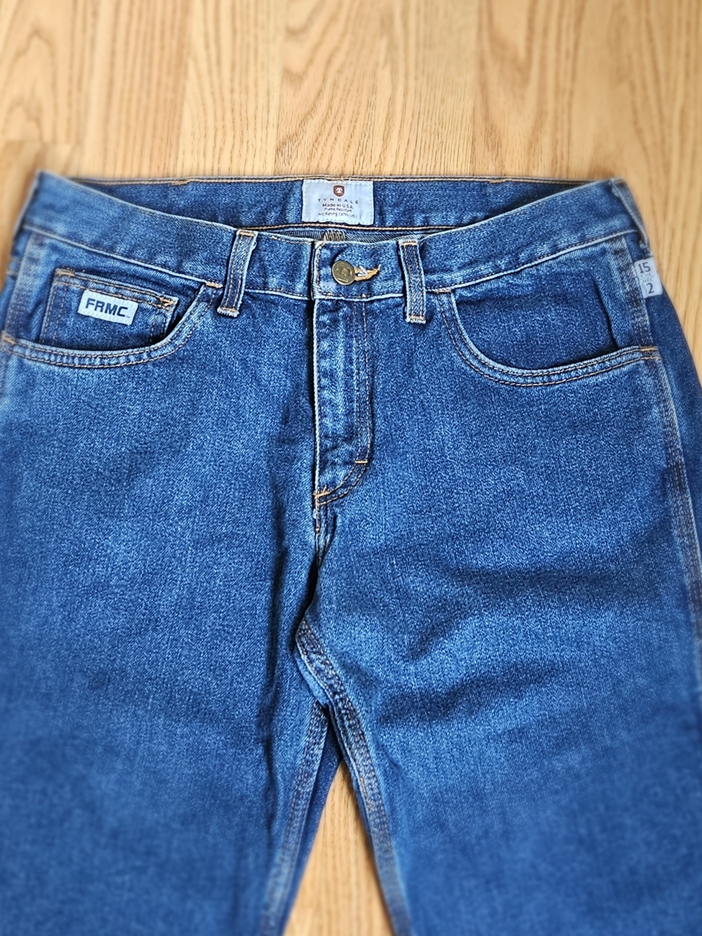 Tyndale FR Mens Flame Resistant Denim Jeans CAT 2 HRC 2 W32 L30 - Picture 2 of 14